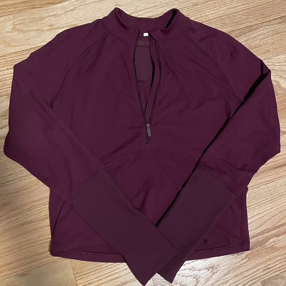 It's Rulu Run Cropped Half Zip - Picture 3 of 4